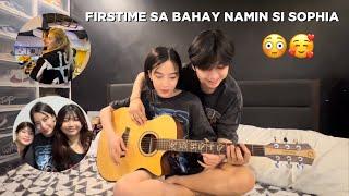 NAG SLEEPOVER SI SOPHIA SAMIN! (MEET MY FAM!)