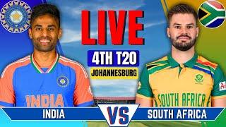 INDIA vs SOUTH AFRICA 4th T20 | Live Cricket  Match Today | IND vs SA Live Match | INDIA Batting