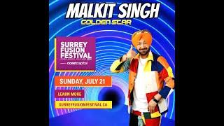 Malkit Singh Golden Star Performing | Surrey Fusion Festival Live | SANJHA TV