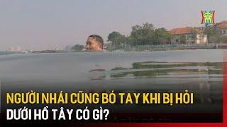 'Người nhái' Hồ Tây bó tay trước câu hỏi 'Dưới đáy Hồ Tây có gì?'