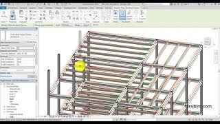 آموزش رویت سازه-فصل 3 قسمت 6 خرپشته - Revit Structure