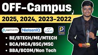 Biggest OFF-Campus Hiring | Salary: 3.4 LPA | Appinventiv, NIQ Hiring |2025, 2024, 2023, 2022 BATCH