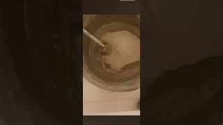 How to Mix Perfect Cement Mortar to Repair a Floor Hole!  #cement