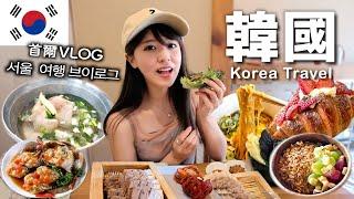 【韓国vlog】2泊3日のソウル旅話題のスポット巡り＆本場韓国グルメをぜーんぶ食べ尽くす