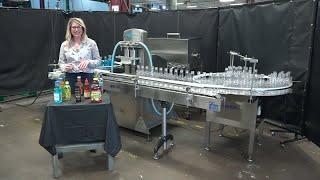 Cozzoli Semi-Auto Dual Head Table Top Piston Filler Demonstration