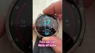 Garmin FENIX 8 || How to enable touch lock 