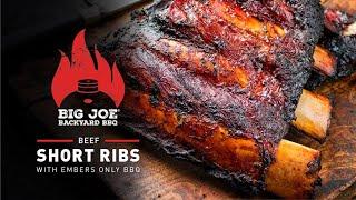 Beef Short Ribs on Kamado Joe | Easy Beef Short Ribs Recipe | Big Joe Backyard BBQ