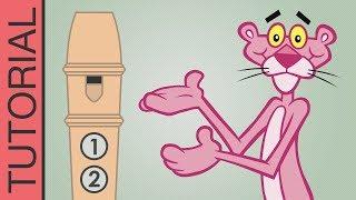 The Pink Panther Theme Song - Recorder Flute Tutorial