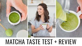 MATCHA TASTE TEST | the best matcha powders on amazon