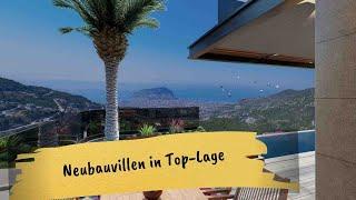 Neubauvillen in Alanya / Immobilien Türkei / Hauskauf Alanya