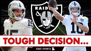 Raiders Have A Tough Decision To Make…