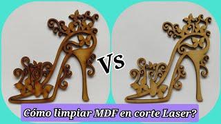 Aprende a limpiar el corte láser del MDF, fácil y rápido!