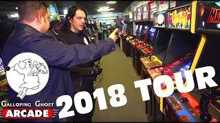 Galloping Ghost Arcade Tour 2018 with owner Doc Mack