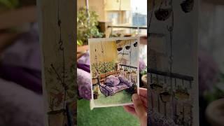 Watercolour live painting| live painting | watercolour art