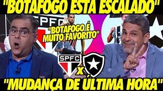 MUDANÇA de ÚLTIMA HORA! MÍDIA PAULISTA RASGA ELOGIOS e FICA ENCANTADA COM TIMAÇO do BOTAFOGO!