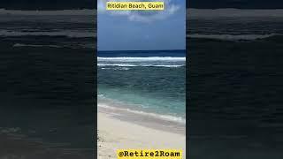 Early Retirement Travel: Ritidian Beach Guam #financialfreedom #travel  #slowtravelling