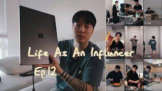 Life as an Influencer Vlog | New Couch, Cooking Korean Food