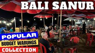 Bali Sanur Indonesia Budget Street Food Restaurant Collection