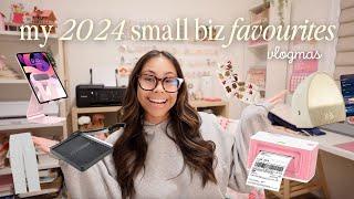 My 2024 Small Business Favourites! Office must-haves, sewing, home, & cozy outfits!  Vlogmas 