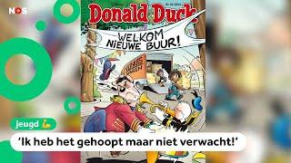 Eva (9) bedacht de nieuwe buren van Donald Duck