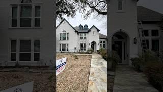 McKinney, TX | This customer chose SW Origami White for their brick and Sea Worthy for their trim!