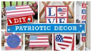 *MUST SEE* Patriotic Decor DIY's | *Easy* 4th of July Craft Ideas 2024