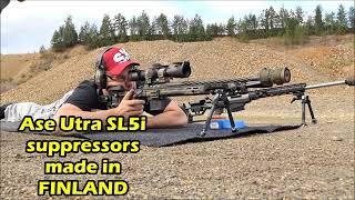 Ase Utra SLi suppressed 2 x TIKKA T rifles