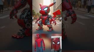 superheroes but pikachu robot Marvel & DC-All Characters #marvel #avengers#shorts#robot