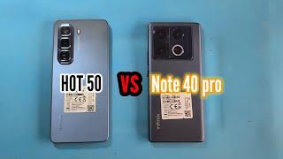 infinix hot 50 vs infinix note 40 pro speed test