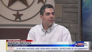 Mason Brooks on KLST to talk San Angelo Gives