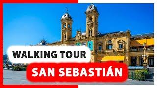 Amazing 4K walking tour of San Sebastián, North of Spain