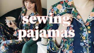 Sewing a Classic Pajama Set: Sew the Carolyn Pajamas with me!