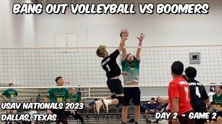 USAV Nationals 2023 - Day 2 Game 2 - BOOMERS vs Bang Out Volleyball