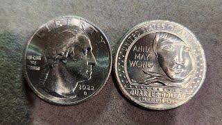 Die Chip errors found on 2022P Anna May Wong Quarter #error #errorscoin