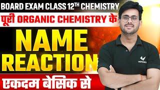 Class 12 Chemistry Most Imp Name Reaction | 12th Organic Chemistry From Basics | UP Board Exam 2025