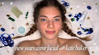 ASMR Facial and Massage on Kate Baker New Years Edition 