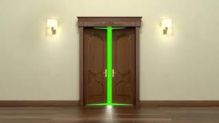 door animation green screen