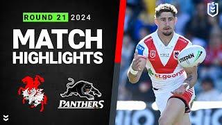 NRL 2024 | Dragons v Panthers | Match Highlights