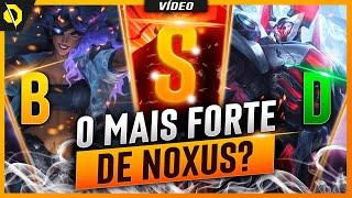 Ranqueamos TODOS os CAMPEÕES de NOXUS