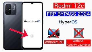 Redmi 12c Frp Bypass HyperOS Without Pc | Redmi 12c Unlock Google Account Lock