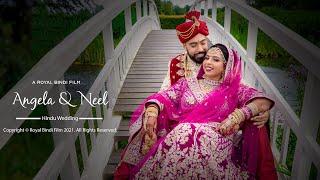 BEST WEDDING FILM 2021 | ANGELA & NEEL | HINDU WEDDING | ROYAL BINDI FILMS | UNITED KINGDOM