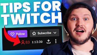 65 Tips To IMPROVE Your Twitch Stream FOR FREE! - Grow On Twitch in 2021!