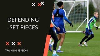 Soccer TRAINING- Defend Restarts and Set Pieces