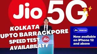 ️5G in Kolkata | Speed test | Availability | Jio true 5G#iphone #jio5g #5g #india #kolkata