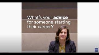 Judith shares her best tips to students when starting their career