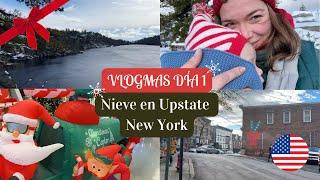 VLOGMAS DIA 1 | Nieve en Nueva York, un dia en los Catskills | These Freemans