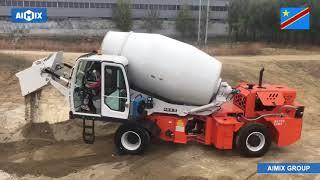 AS-5.5 Self loading Mixer Truck Function Test Before Exporting To Congo