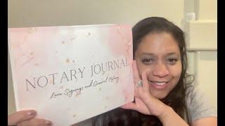 Organize with Style: Pink Notary Journal for Loan Signings and General Notary Work!