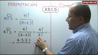 Diferencia entre permutaciones y combinaciones