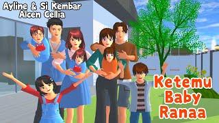 Ayline & Si Kembar Alcen Cellia Ketemu Baby Ranaa | Sakura School Simulator